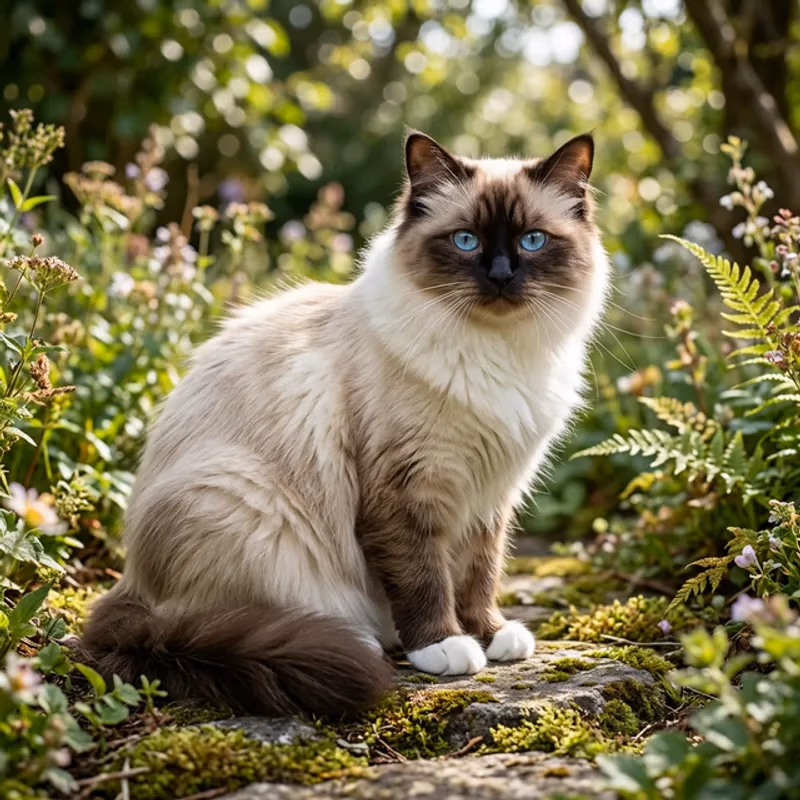 🐾 미얀마의 신성한 고양이 (버만)