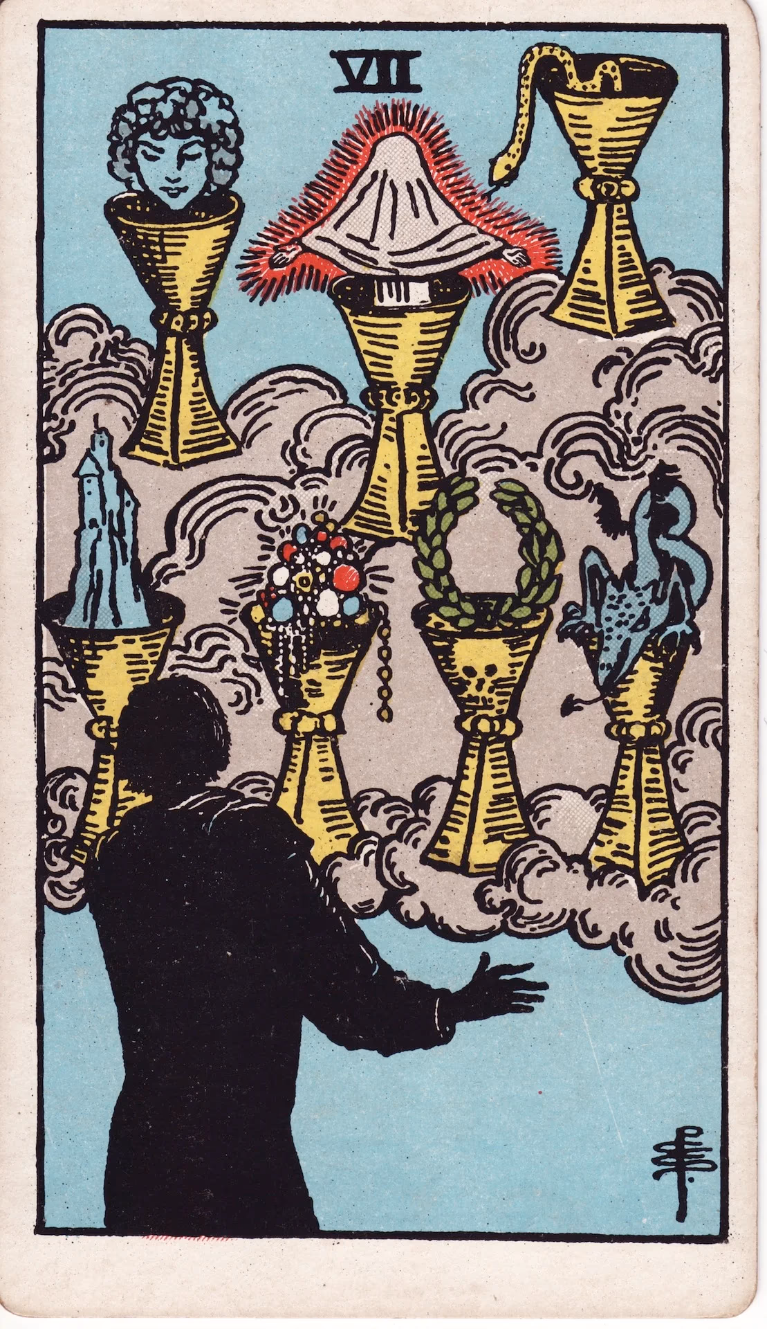 49. Seven of Cups