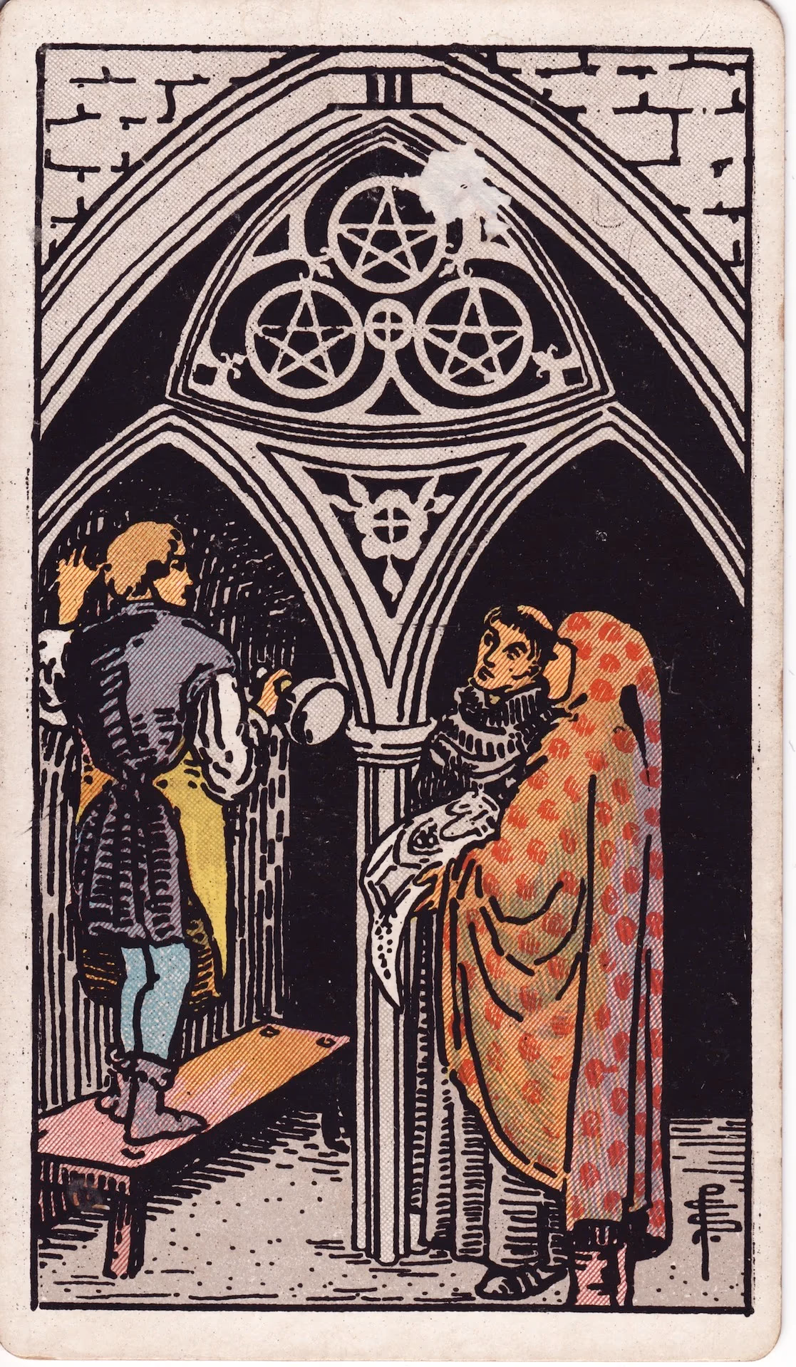 33. Three of Pentacles