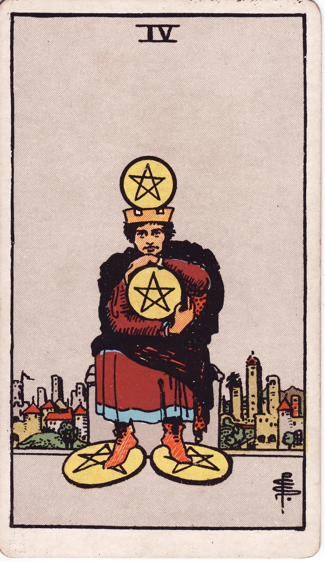 67. Four of Pentacles