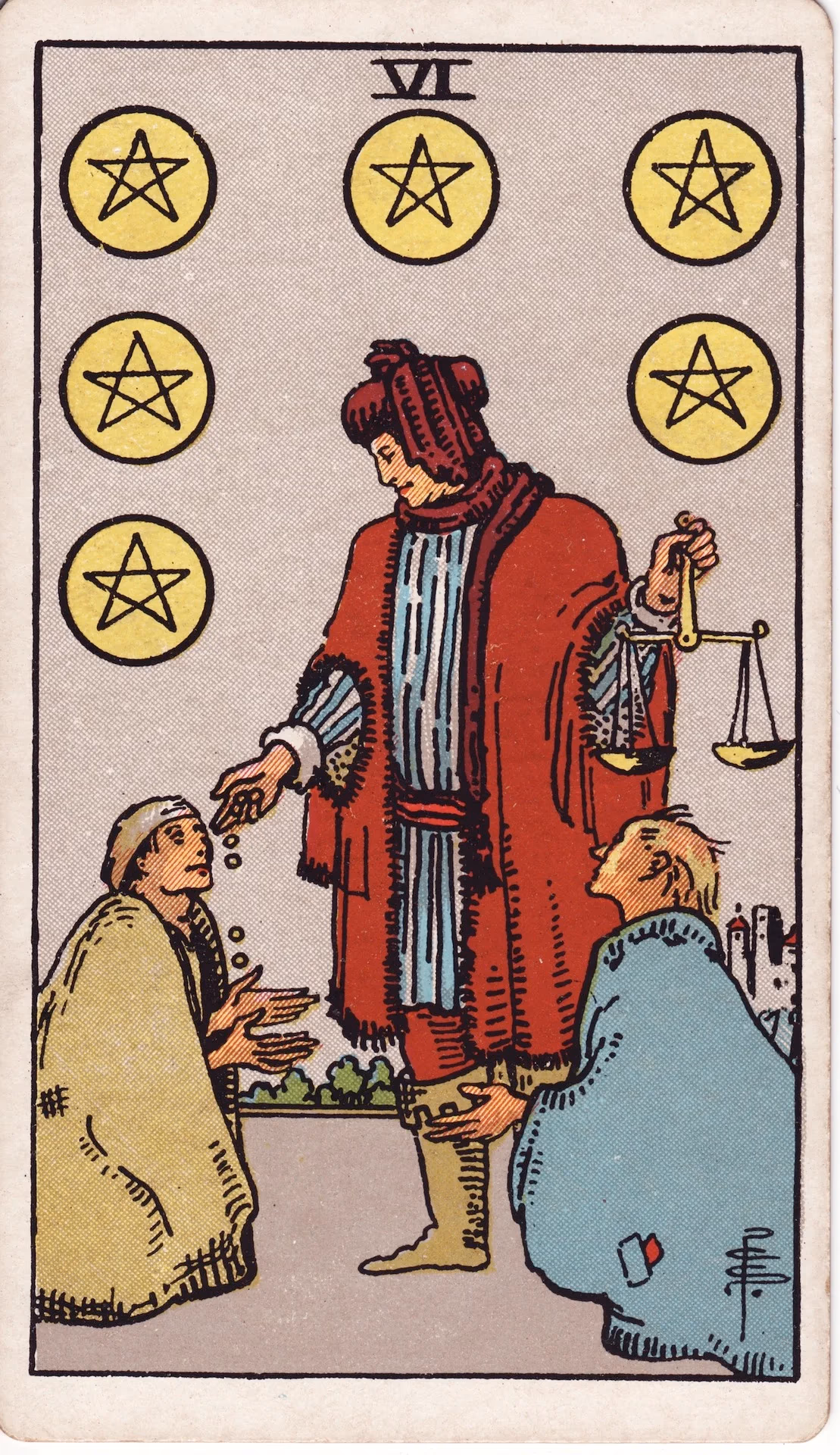 69. Six of Pentacles
