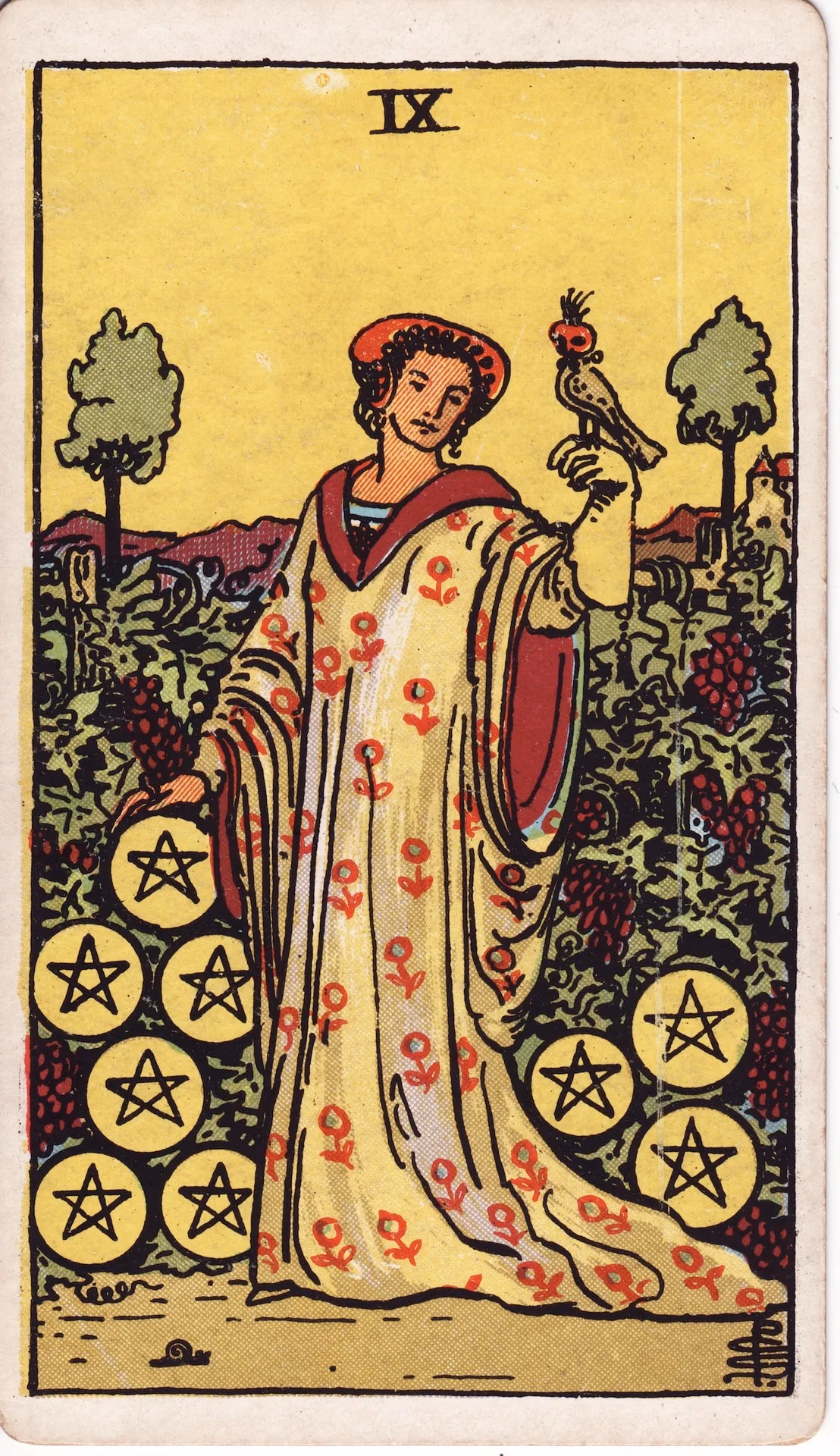 72. Nine of Pentacles