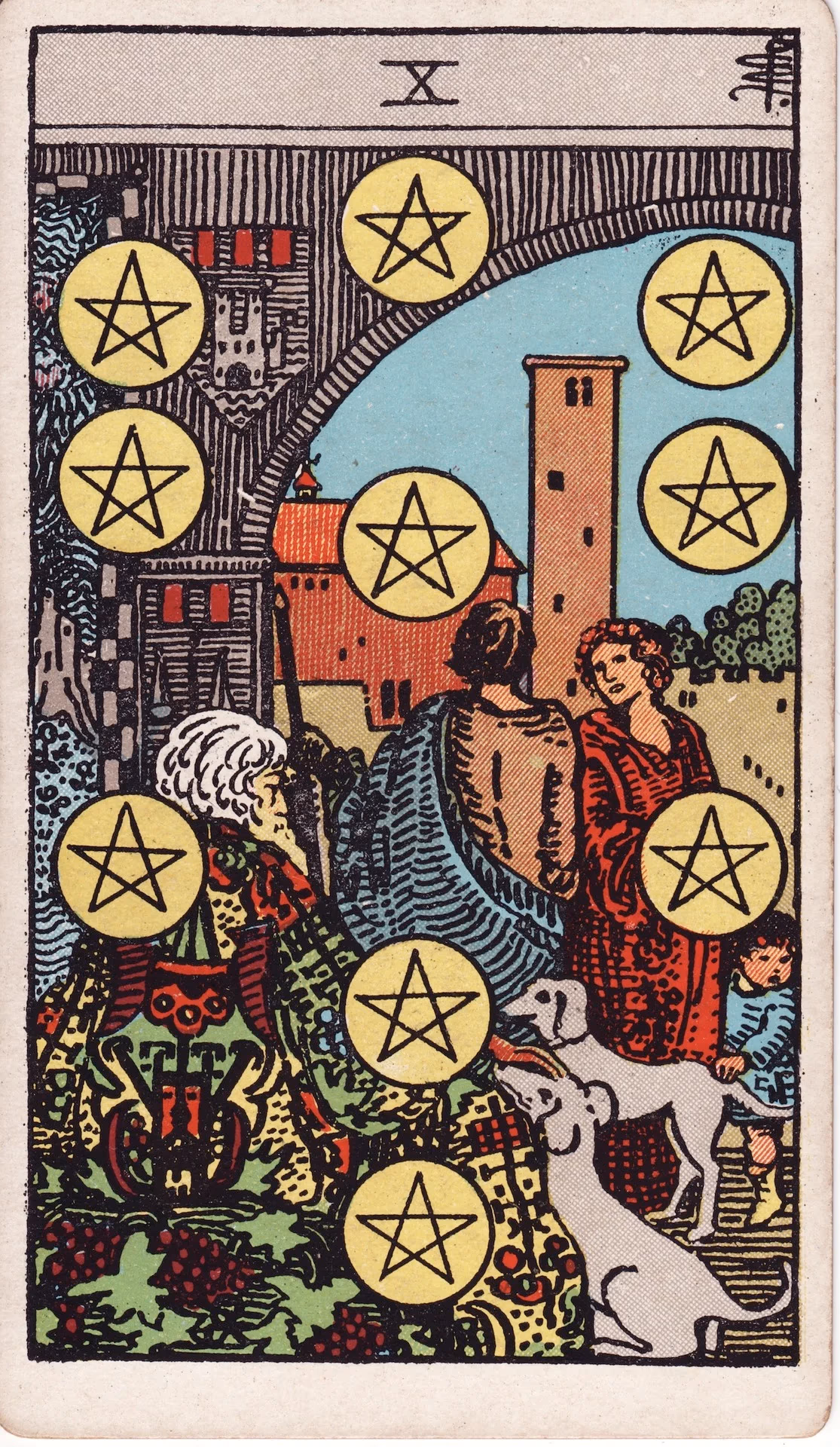 73. Ten of Pentacles