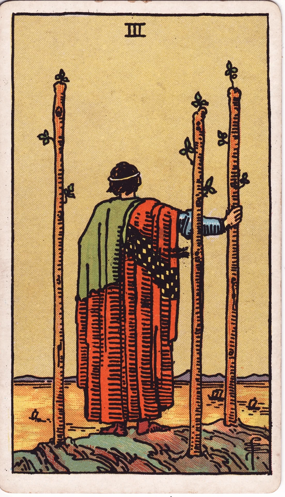 30. Three of Wands