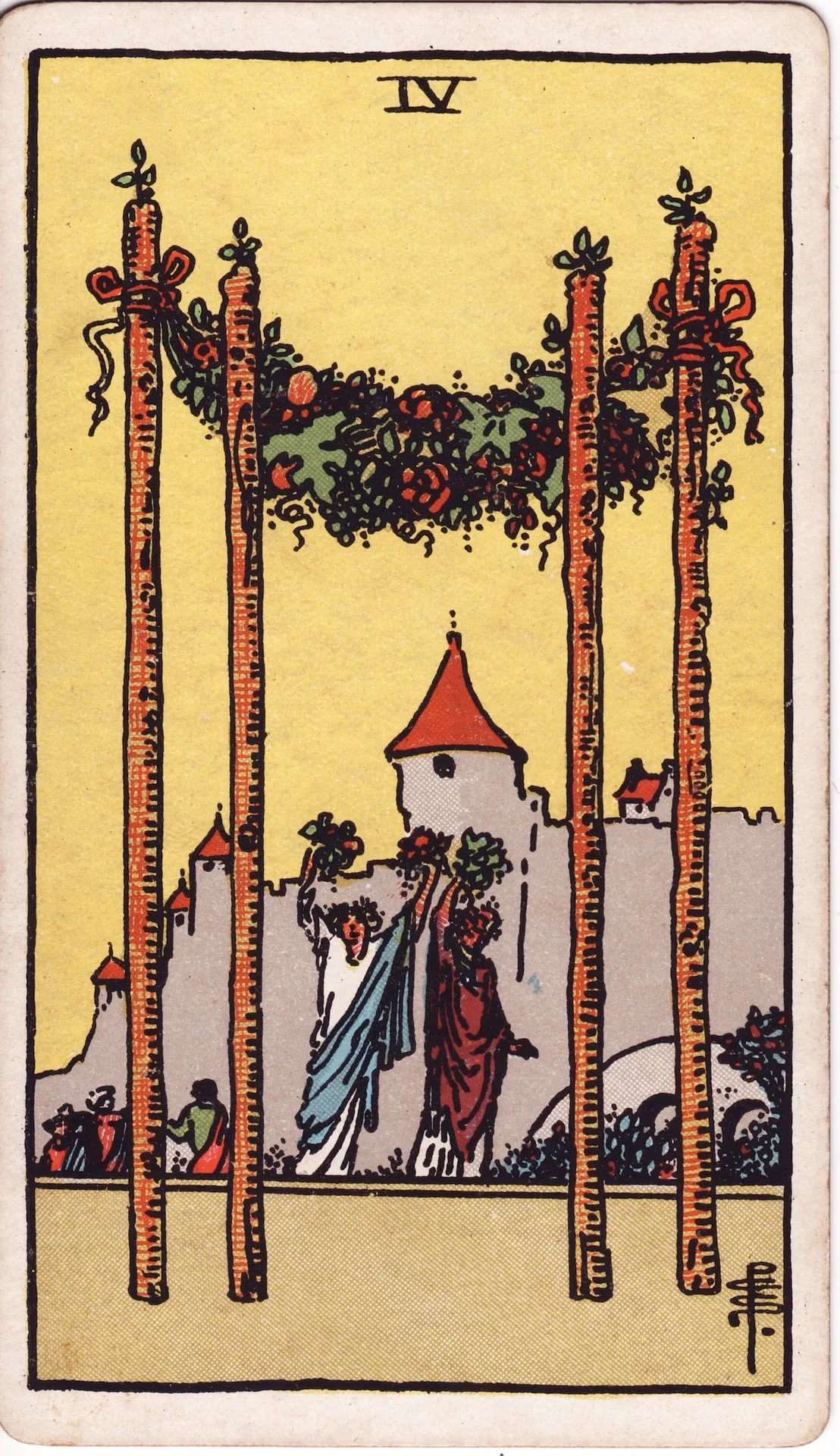 36. Four of Wands