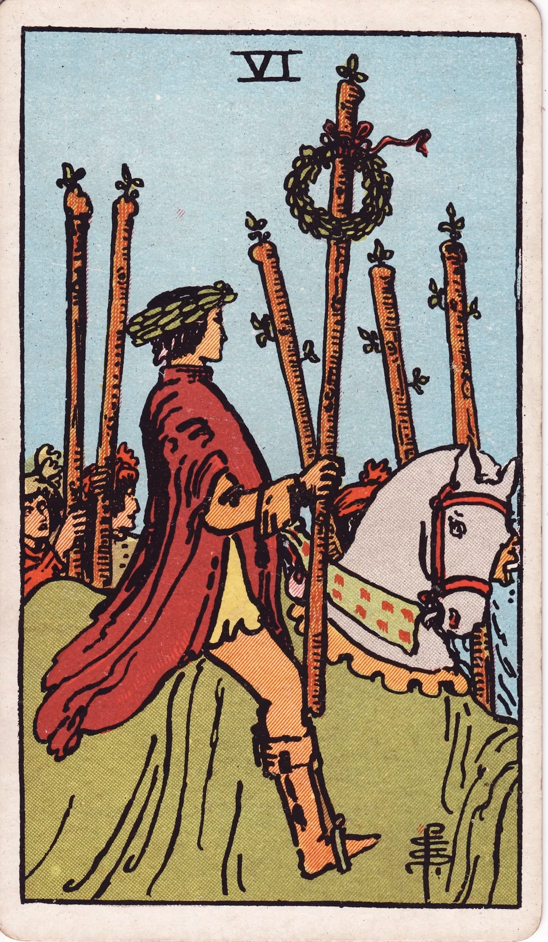 38. Six of Wands
