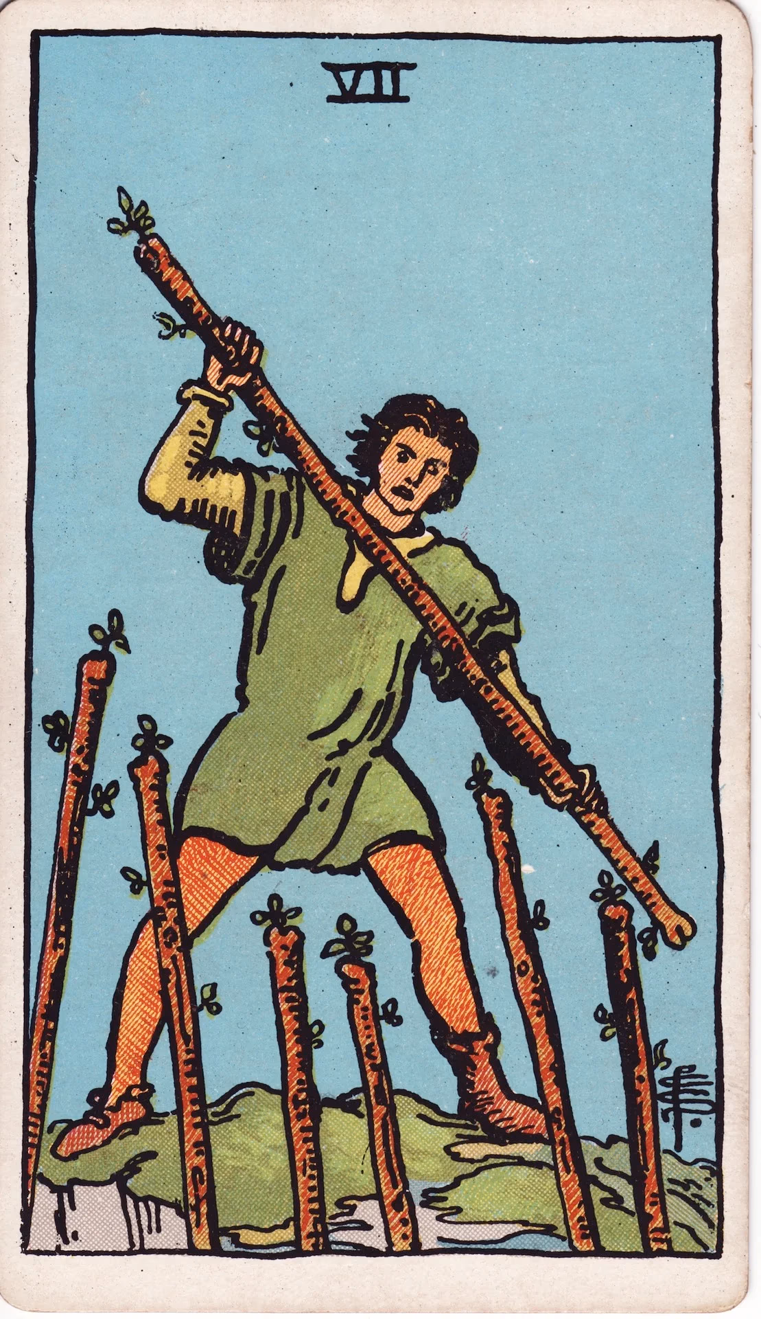 39. Seven of Wands