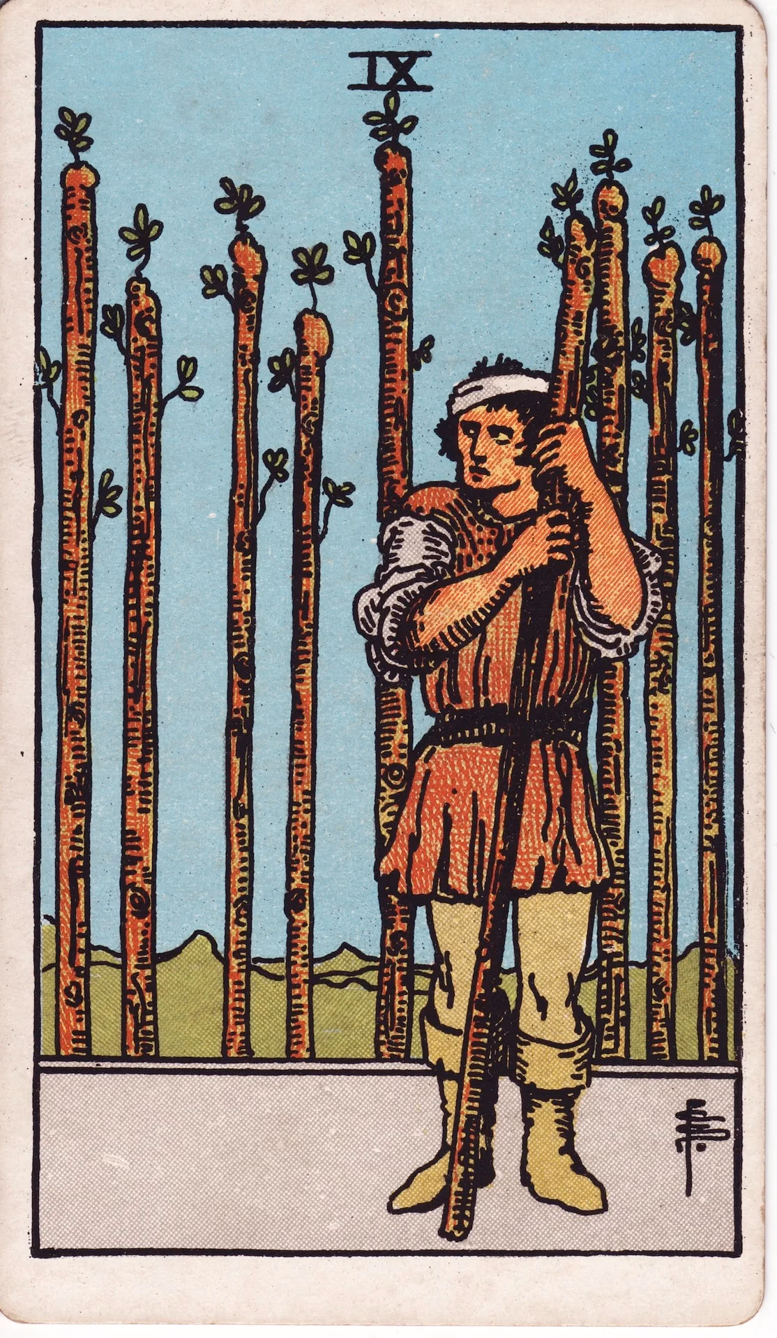 41. Nine of Wands