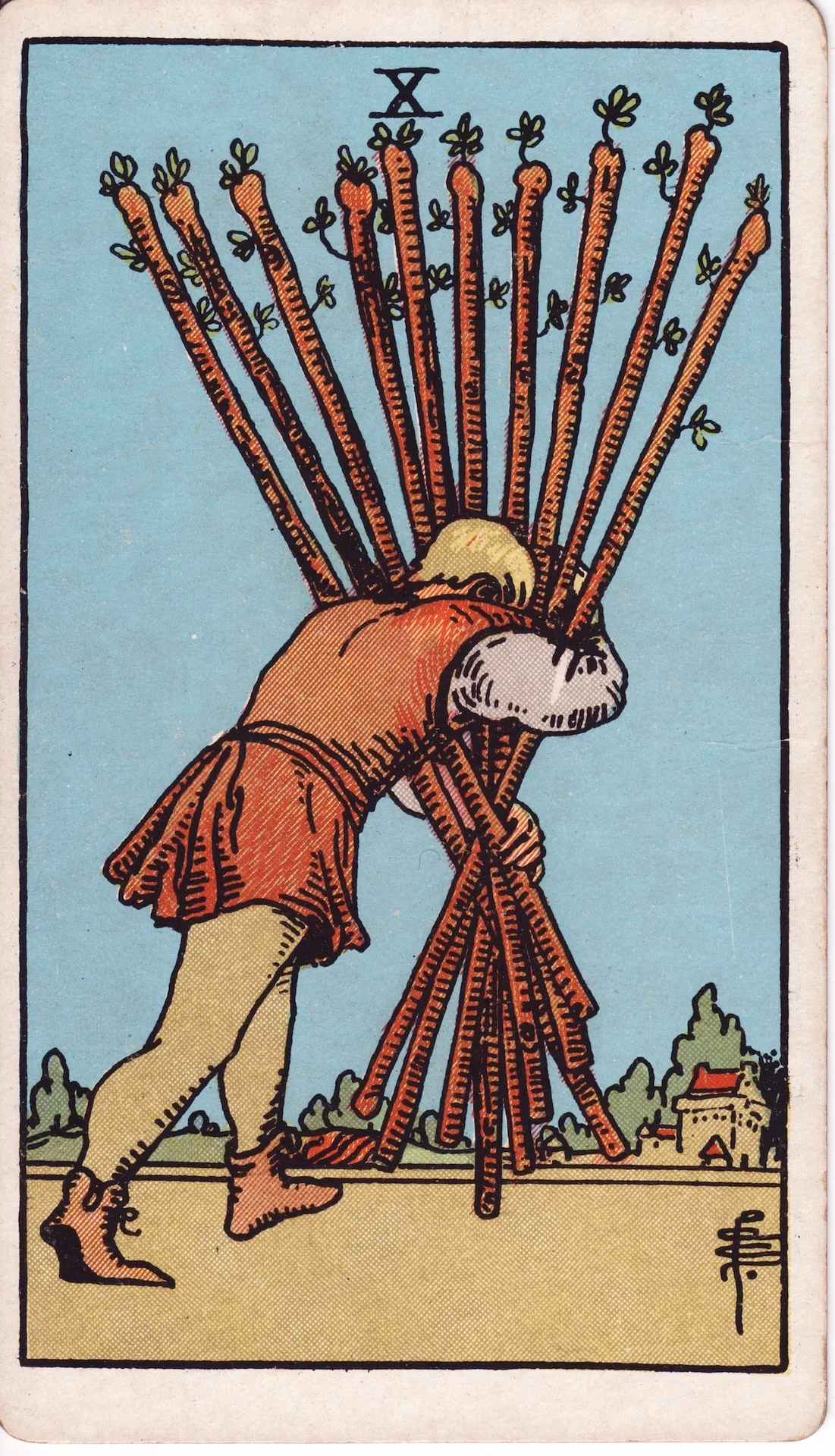 42. Ten of Wands