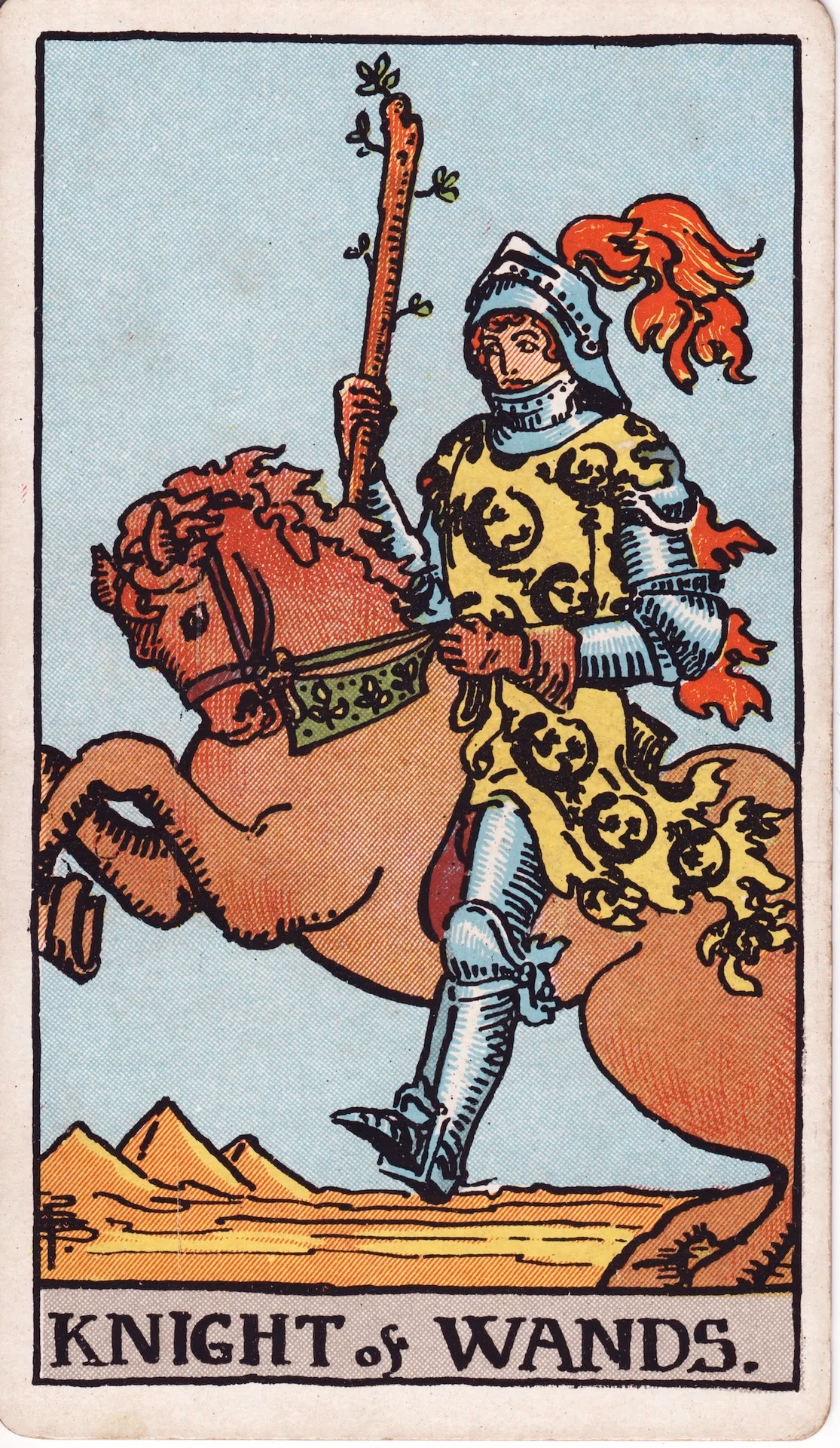 44. Knight of Wands