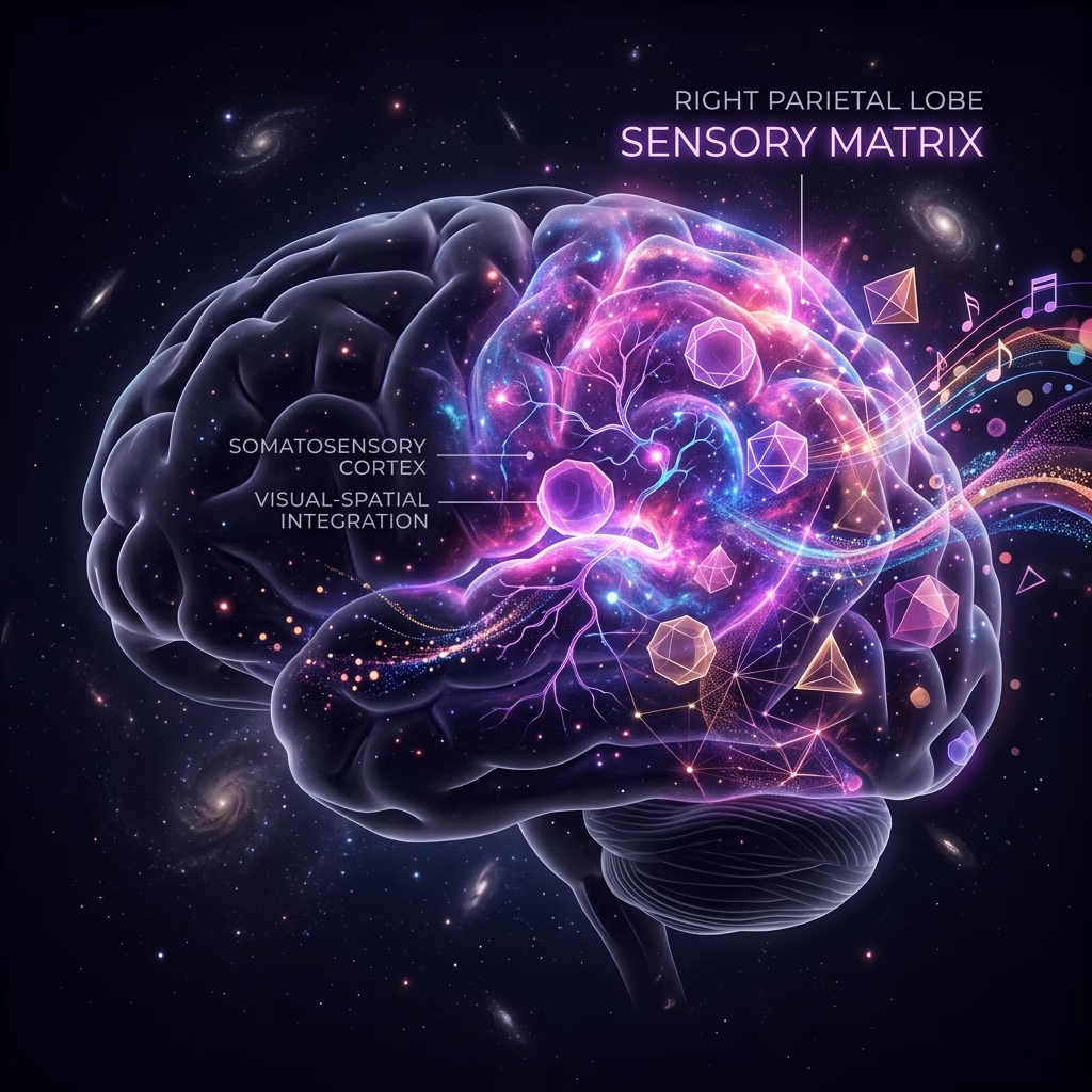우측 두정엽 (Sensory Matrix)