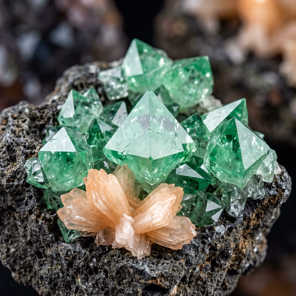 아포필라이트 (Apophyllite / 어안석 / 피라미드 크리스탈)