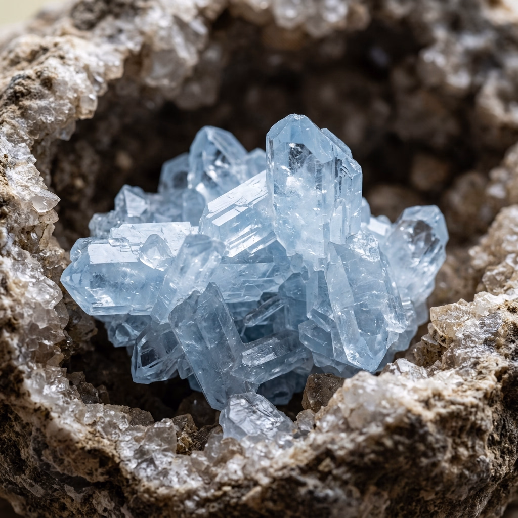 셀레스타이트 (Celestite / 셀레스틴 / 천청석)