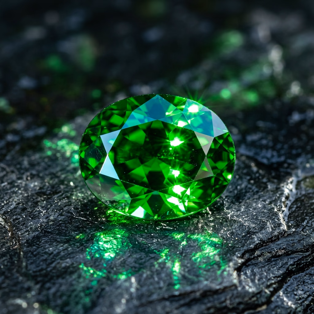 크롬 다이옵사이드 (Chrome Diopside / 투휘석)