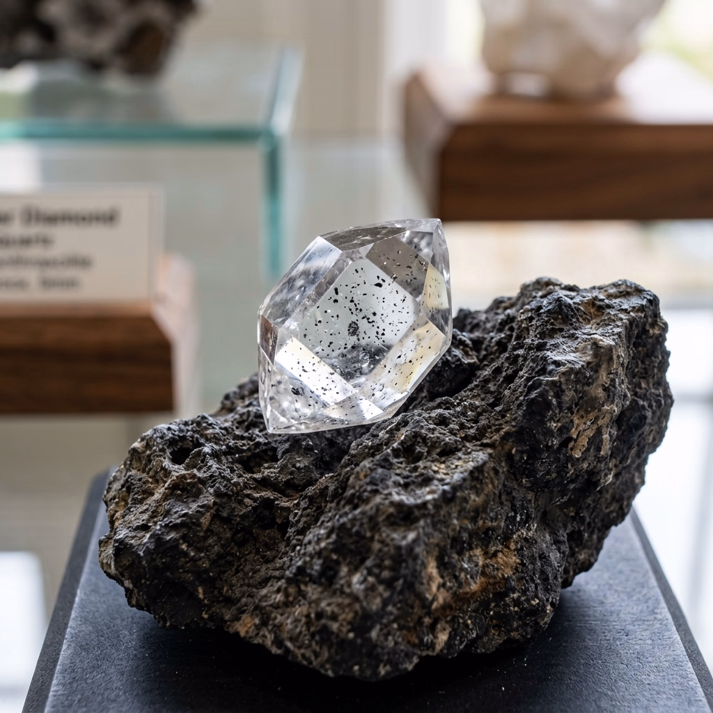 하키마 다이아몬드 (Herkimer Diamond / 허키머 다이아몬드 / 양원추 수정)
