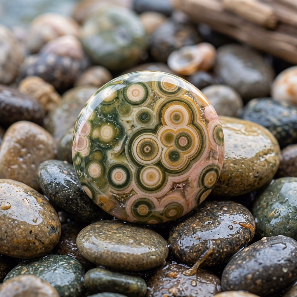 오션 자스퍼 (Ocean Jasper / 해양벽옥 / 오비큘러 자스퍼)