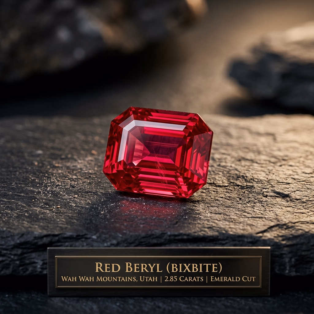 레드 베릴 (Red Beryl / 빅스바이트 / 붉은 에메랄드)
