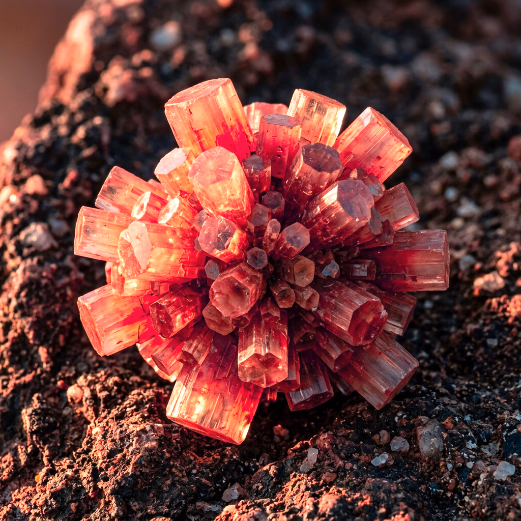진카이트 (Zincite / 홍아연석 / 불꽃의 결정)